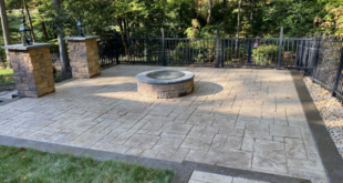 Backyard Stamped Concrete Patio Ideas