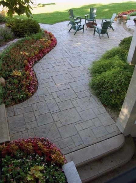 Creative Designs for Stamped Concrete Patios in Your Backyard