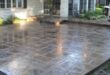 Backyard Stamped Concrete Patio Ideas