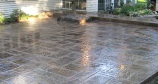 Backyard Stamped Concrete Patio Ideas