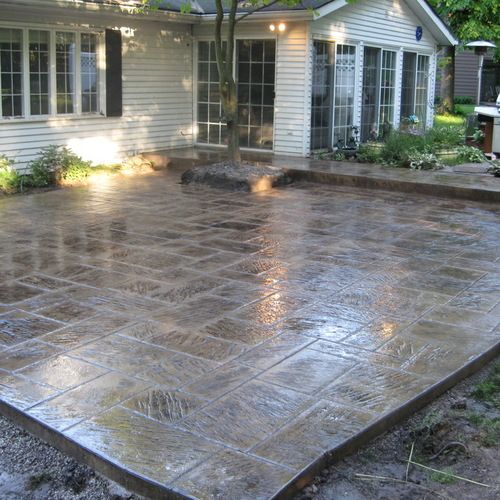 Creative Ideas to Enhance Your Backyard with Stamped Concrete Patio