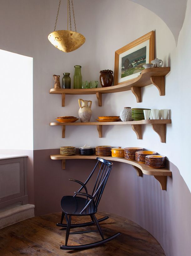Creative Storage Solutions for Your Kitchen: Floating Wall Shelves