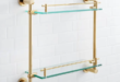 Tempered Glass Shower Shelves