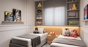 Simple Kids Room Design For Boys