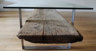 Reclaimed Wood Coffee Table Metal Legs