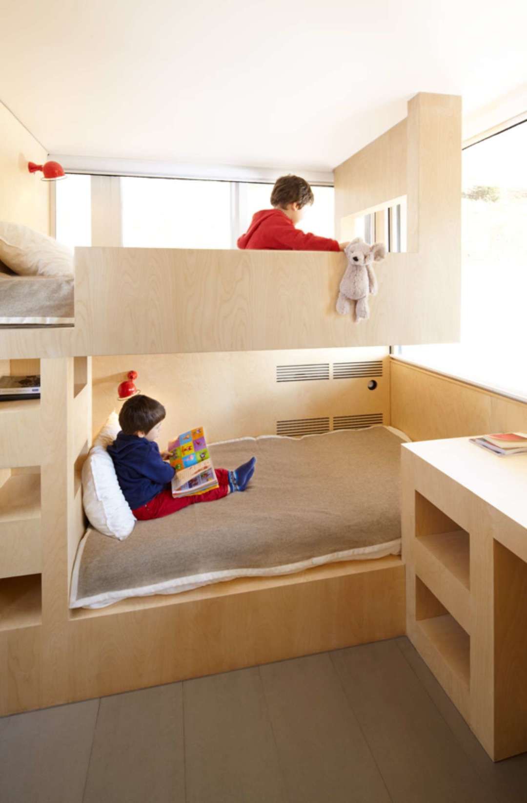 Efficient Space Solutions: Loft Bunk Beds Featuring Storage for Kids