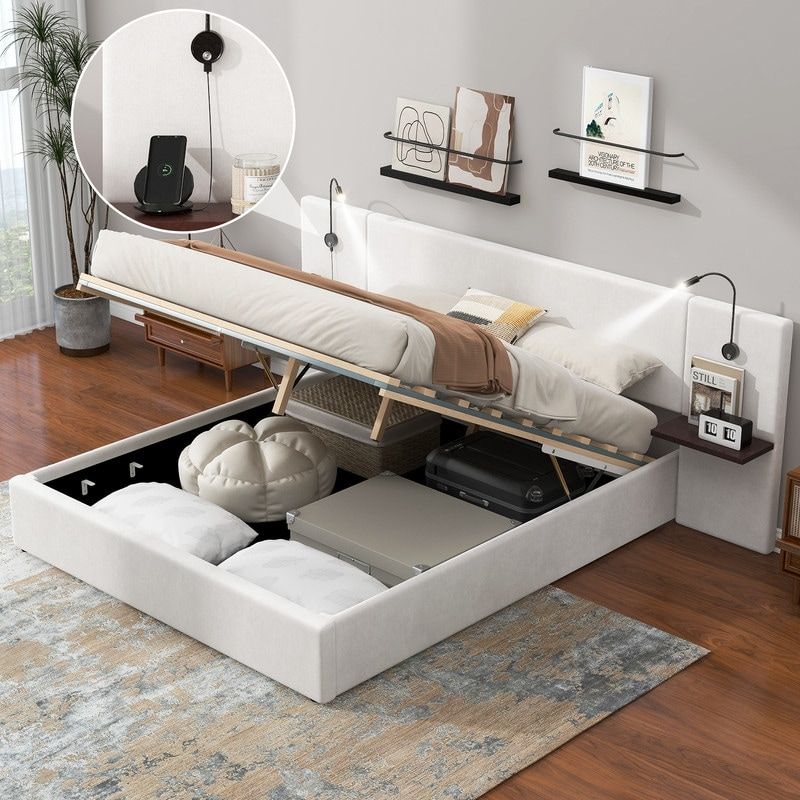 Efficient Storage Solutions: The Versatile Queen Platform Bed with Storage Drawers