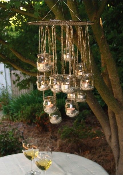 Hanging Candle Holder Chandelier