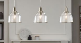 Clear Glass Pendant Lights For Kitchen Island