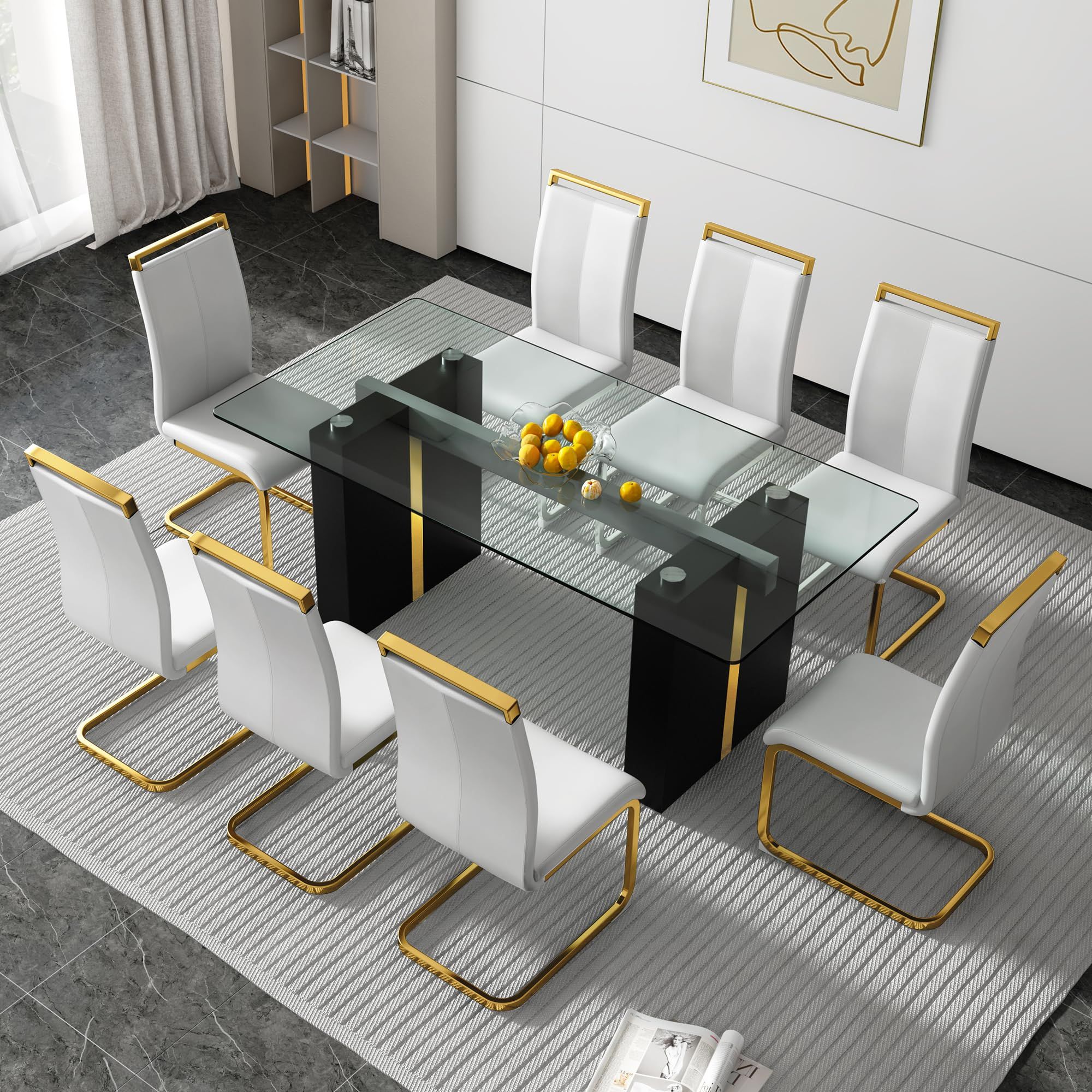 Elegant Dining Room Sets with Glass Table Tops: The Perfect Touch of Sophistication