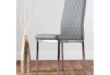 Faux Leather Dining Chairs With Chrome Legs