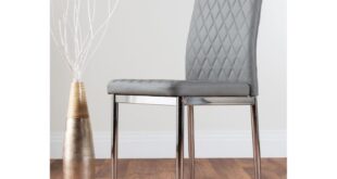 Faux Leather Dining Chairs With Chrome Legs