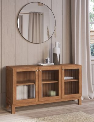 Sideboards With Glass Doors For Dining Room