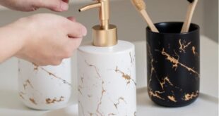 Marble Bathroom Accessories Set