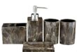 Marble Bathroom Accessories Set