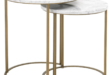 Round Nesting Tables Marble Top