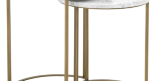 Round Nesting Tables Marble Top