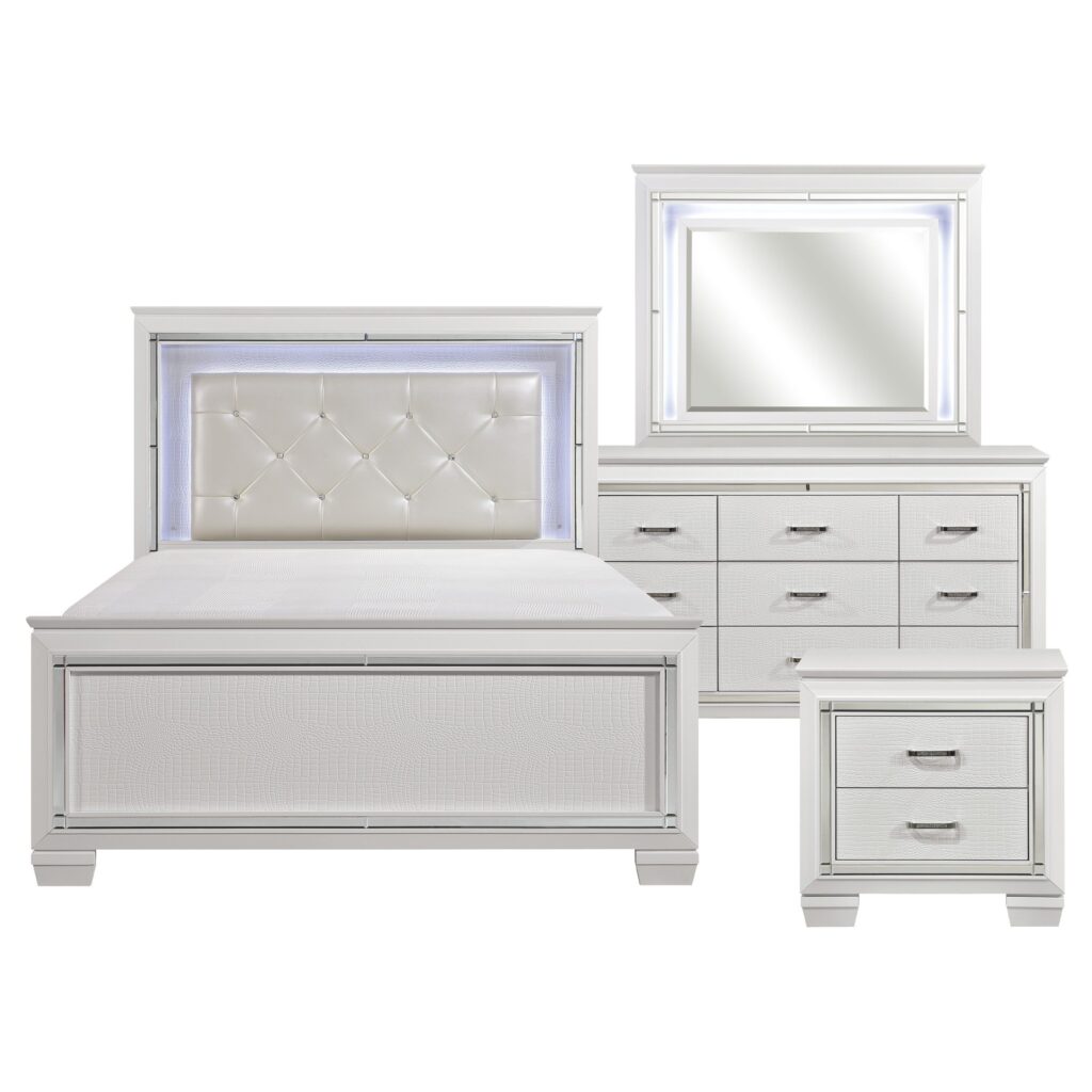 White Bedroom Furniture Set Queen