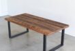 Reclaimed Wood Coffee Table Metal Legs