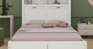 Queen Platform Bed With Storage Drawers