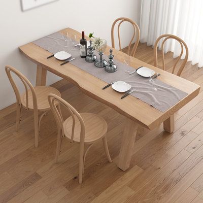 Elegant Wood Dining Sets for a Sophisticated Kitchen Décor