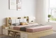 Wooden Double Beds With Storage Drawers