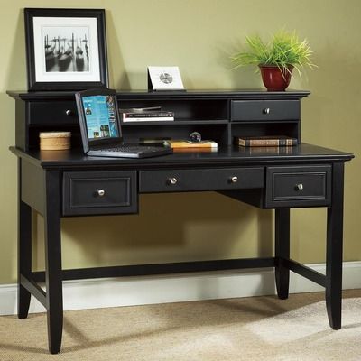 Elegant Writing Desk Storage Solution