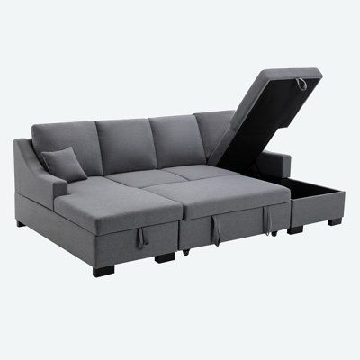 Elegant and Functional Grey Sectional Sleeper Sofa for Your Living Room