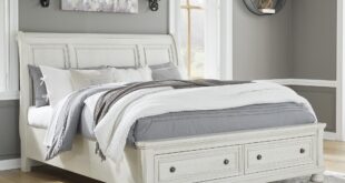 Sleigh Bed With Storage Drawers