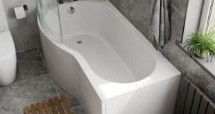 P Shaped Shower Bath Suites