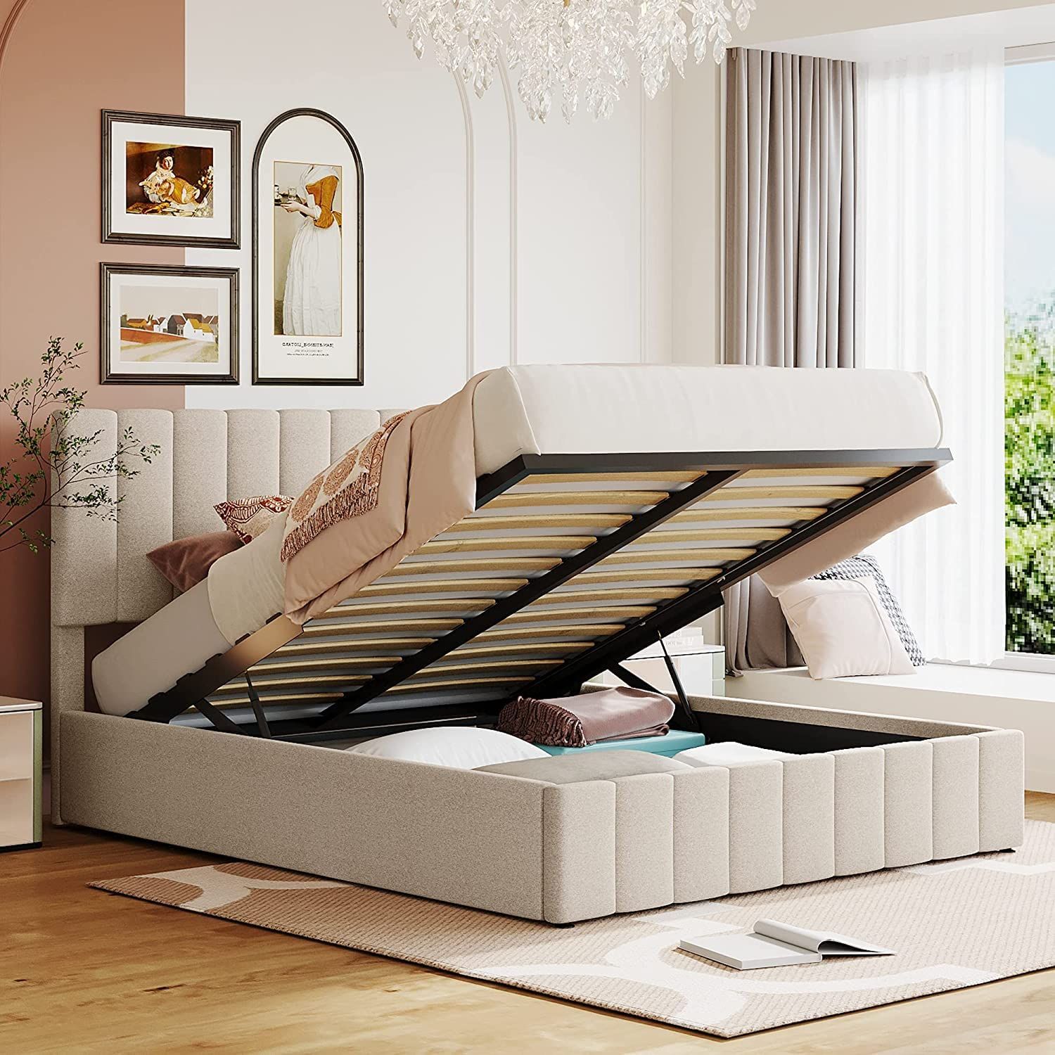 Elegant and Stylish Queen Bed Frame and Headboard: A Luxurious Addition to Your Bedroom