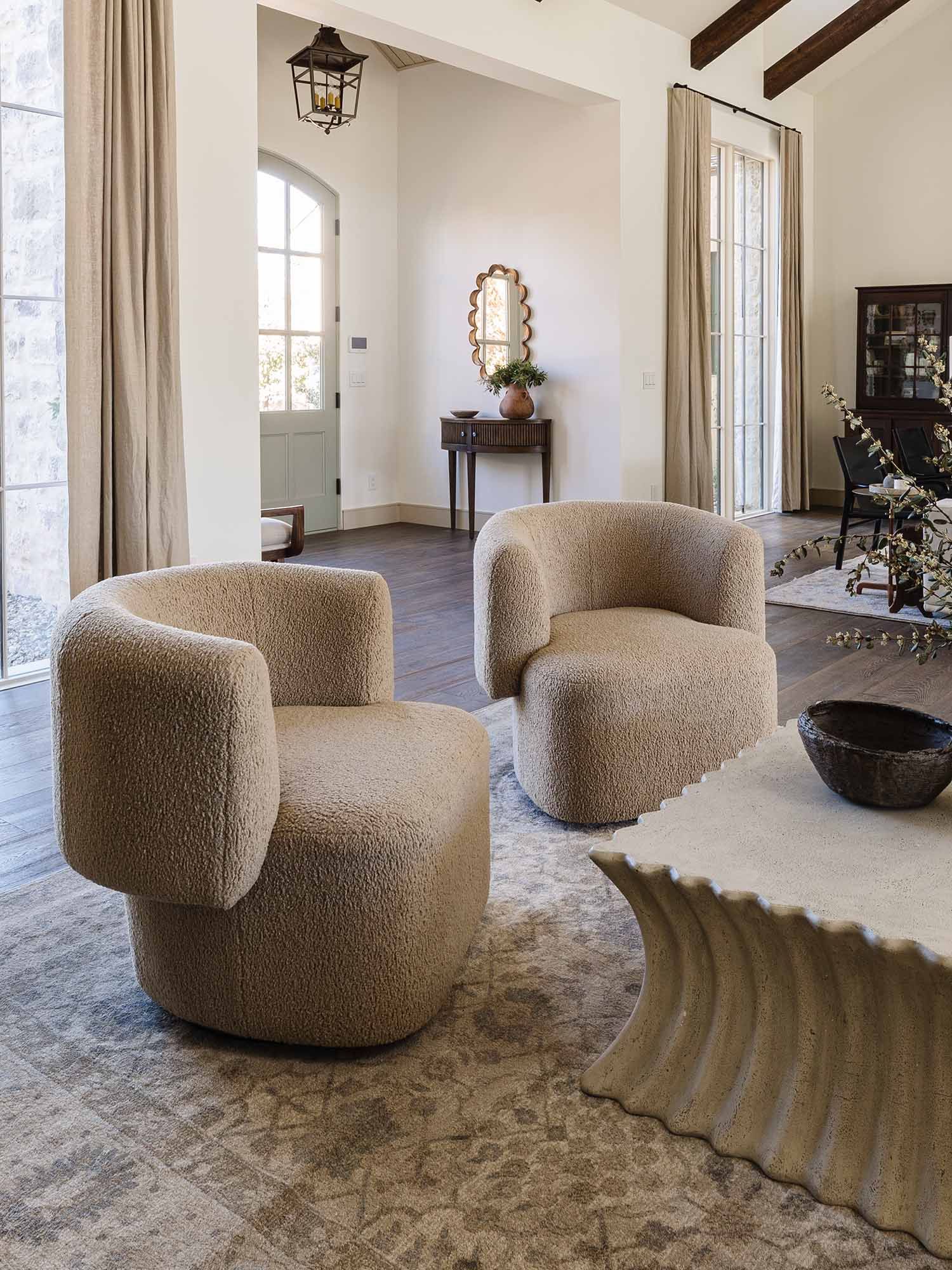 Elevate Your Living Room with Contemporary Swivel Chairs