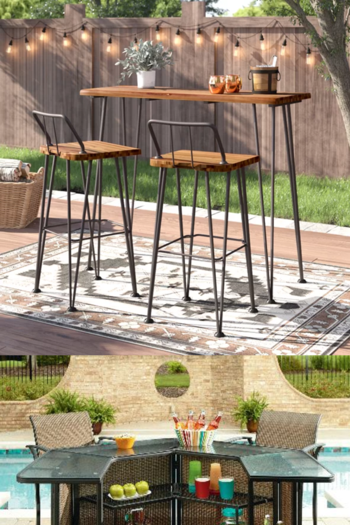 Patio Furniture Bistro Sets Bar Height