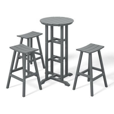 Elevate Your Outdoor Space with Stylish Bistro Sets for Bar-Height Patios