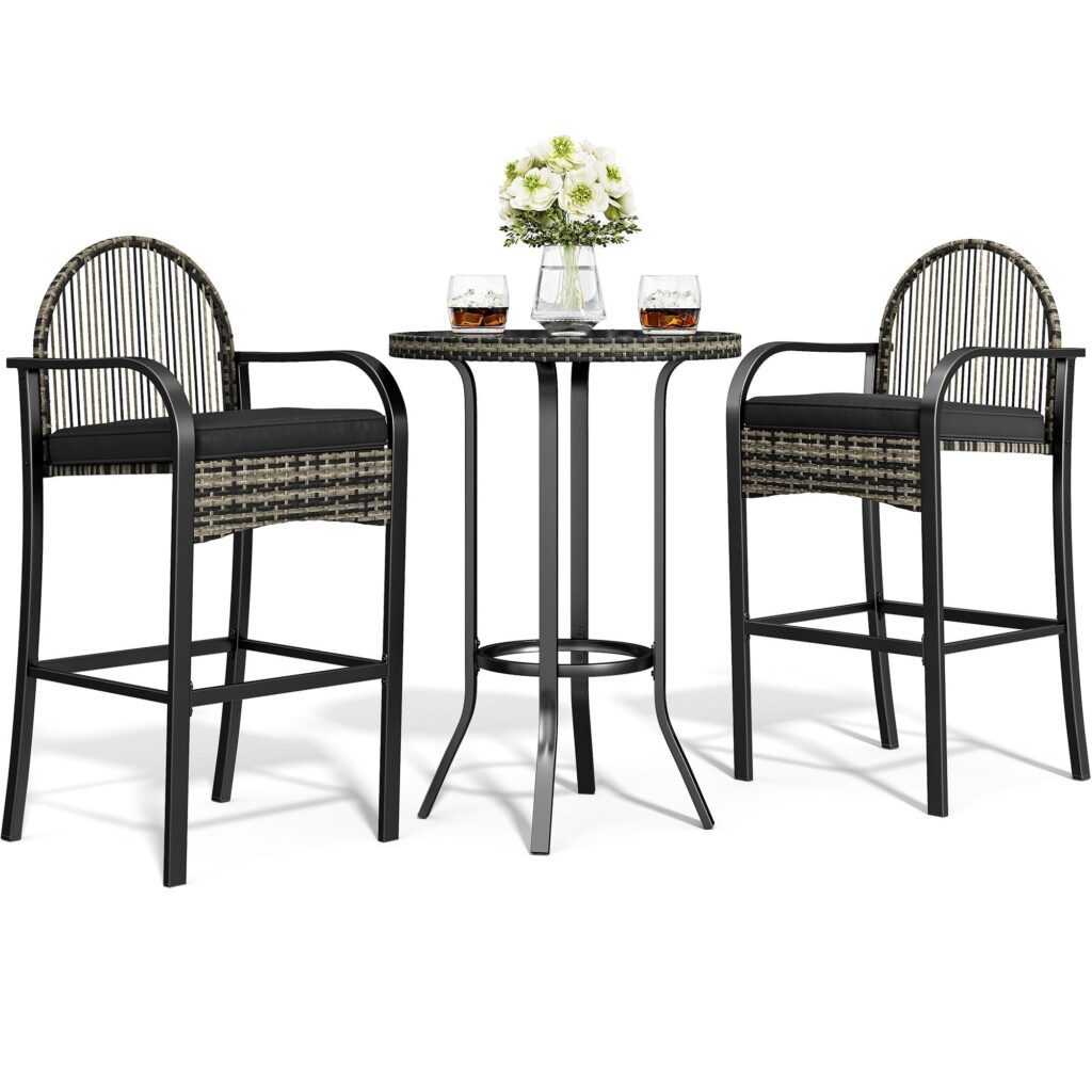 Patio Furniture Bistro Sets Bar Height