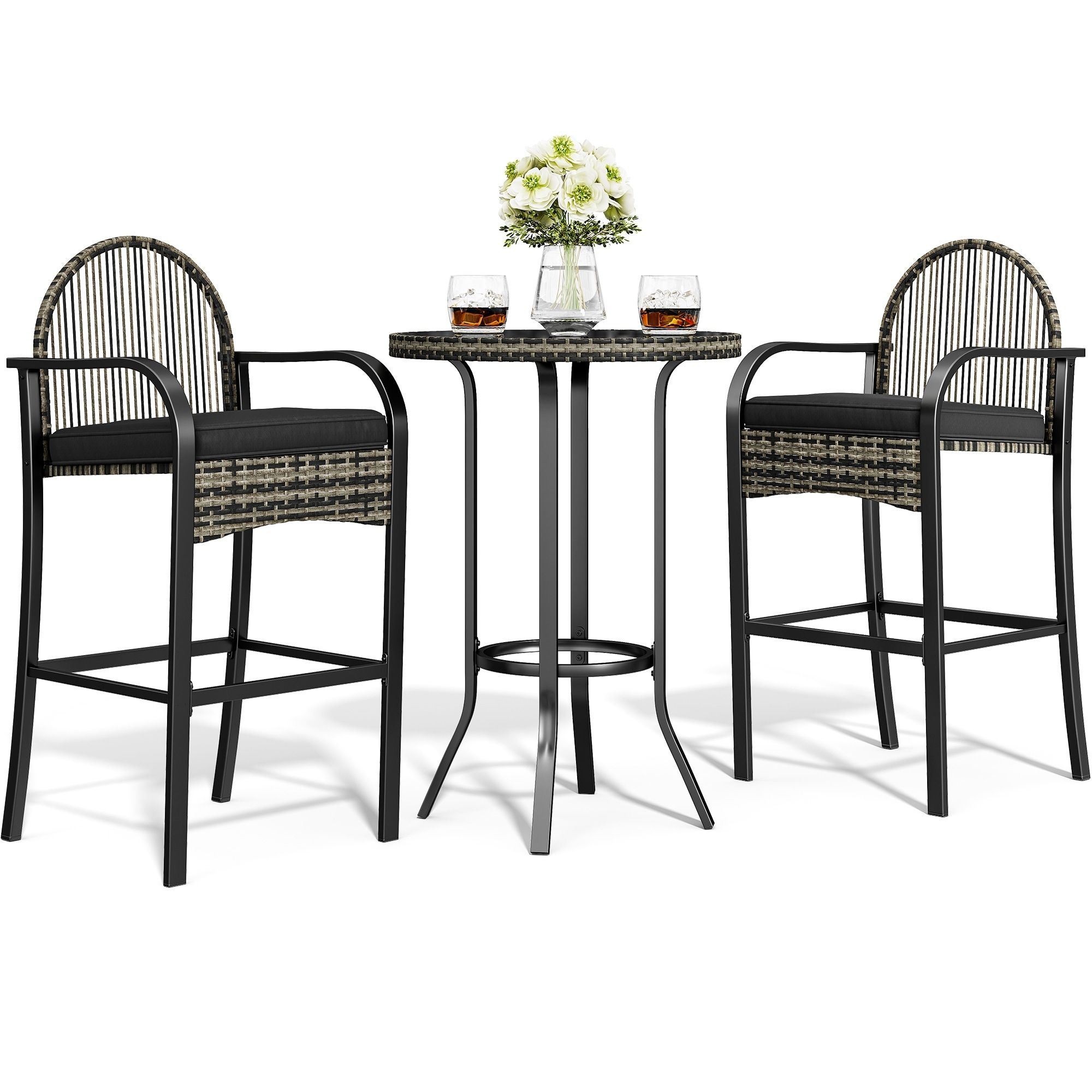 Elevate Your Patio Dining Experience with Bar Height Bistro Sets