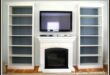 Bookcases Around Fireplace