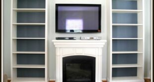 Bookcases Around Fireplace