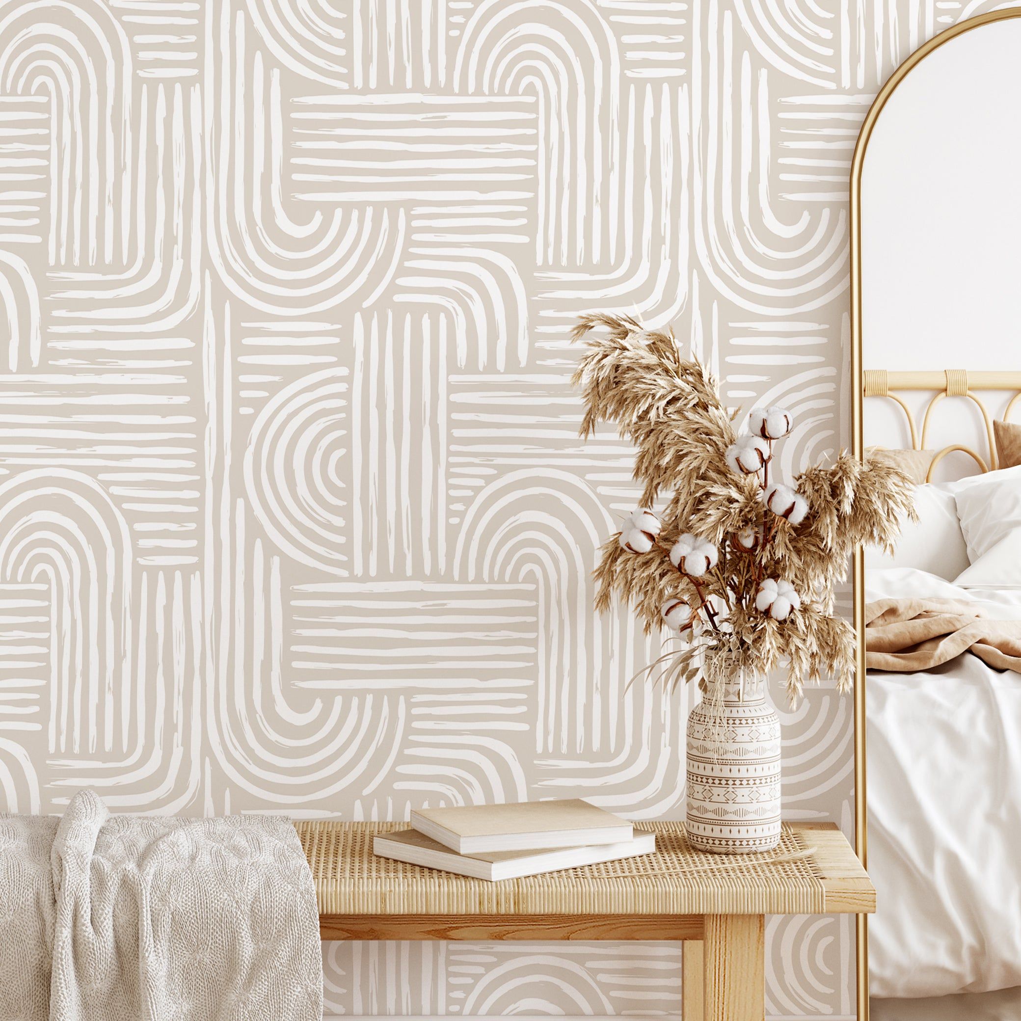 Enhance Your Bedroom with Beautiful Decorative Wallpaper