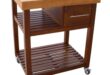 Kitchen Cart With Butcher Block Top