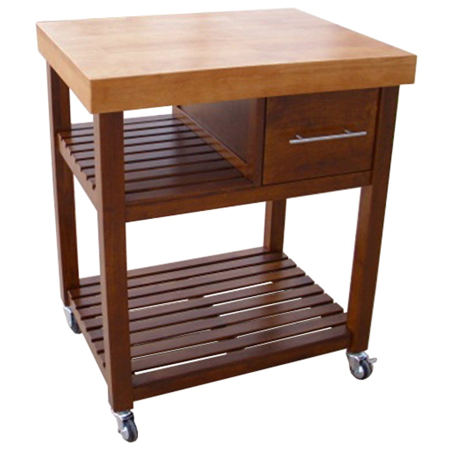 Enhance Your Kitchen with a Stylish Butcher Block Top Kitchen Cart