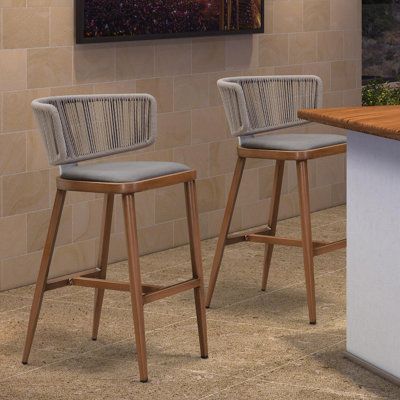 Enhance Your Outdoor Experience with Stylish Bar Stools with Back Support