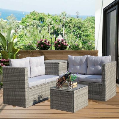 Enhance Your Outdoor Living Space with a Stylish Wicker Sofa Set