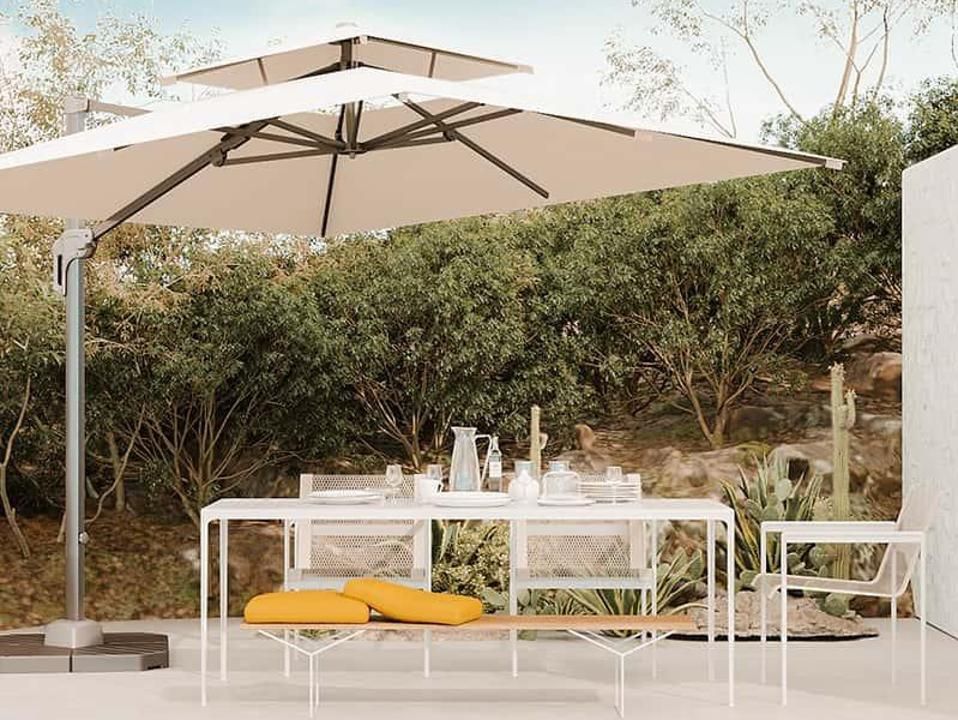 Enhance Your Outdoor Space with a Rectangular Cantilever Patio Umbrella