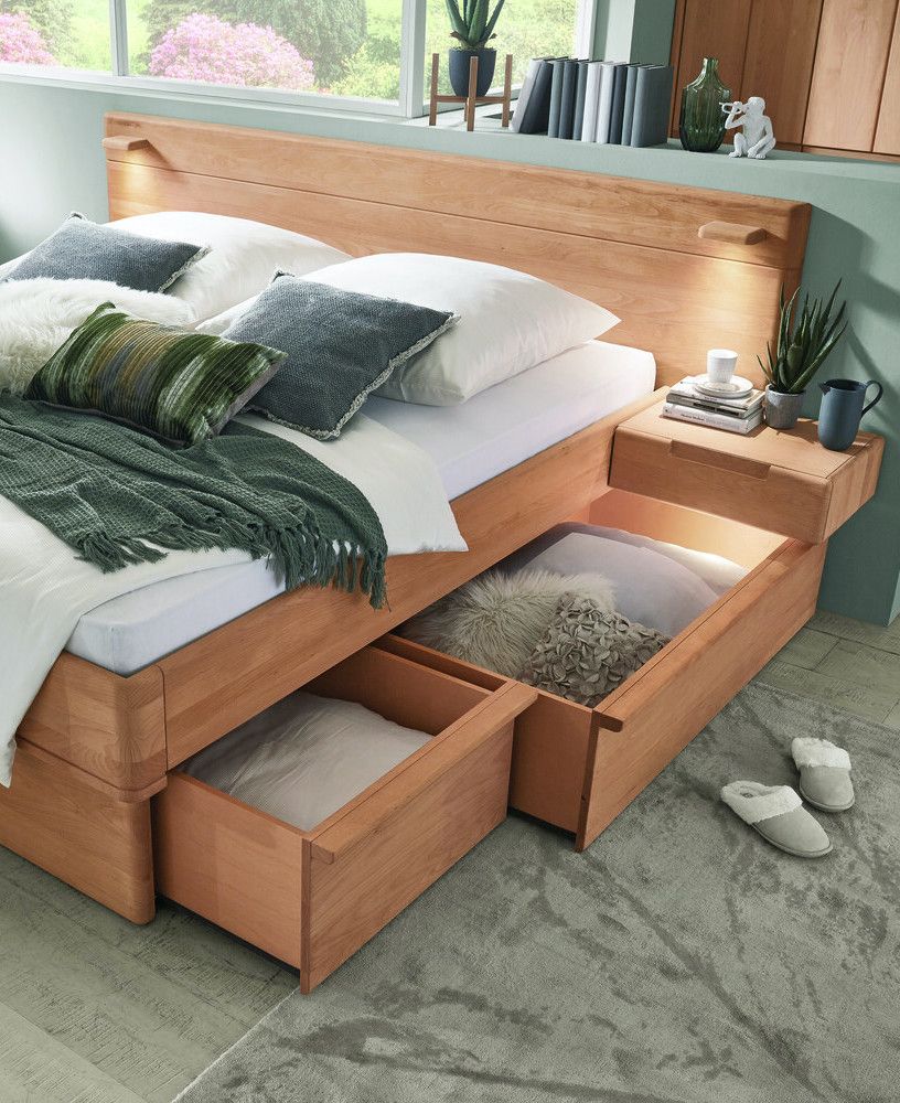 Enhancing Bedroom Organization with Wooden Under Bed Storage Drawers