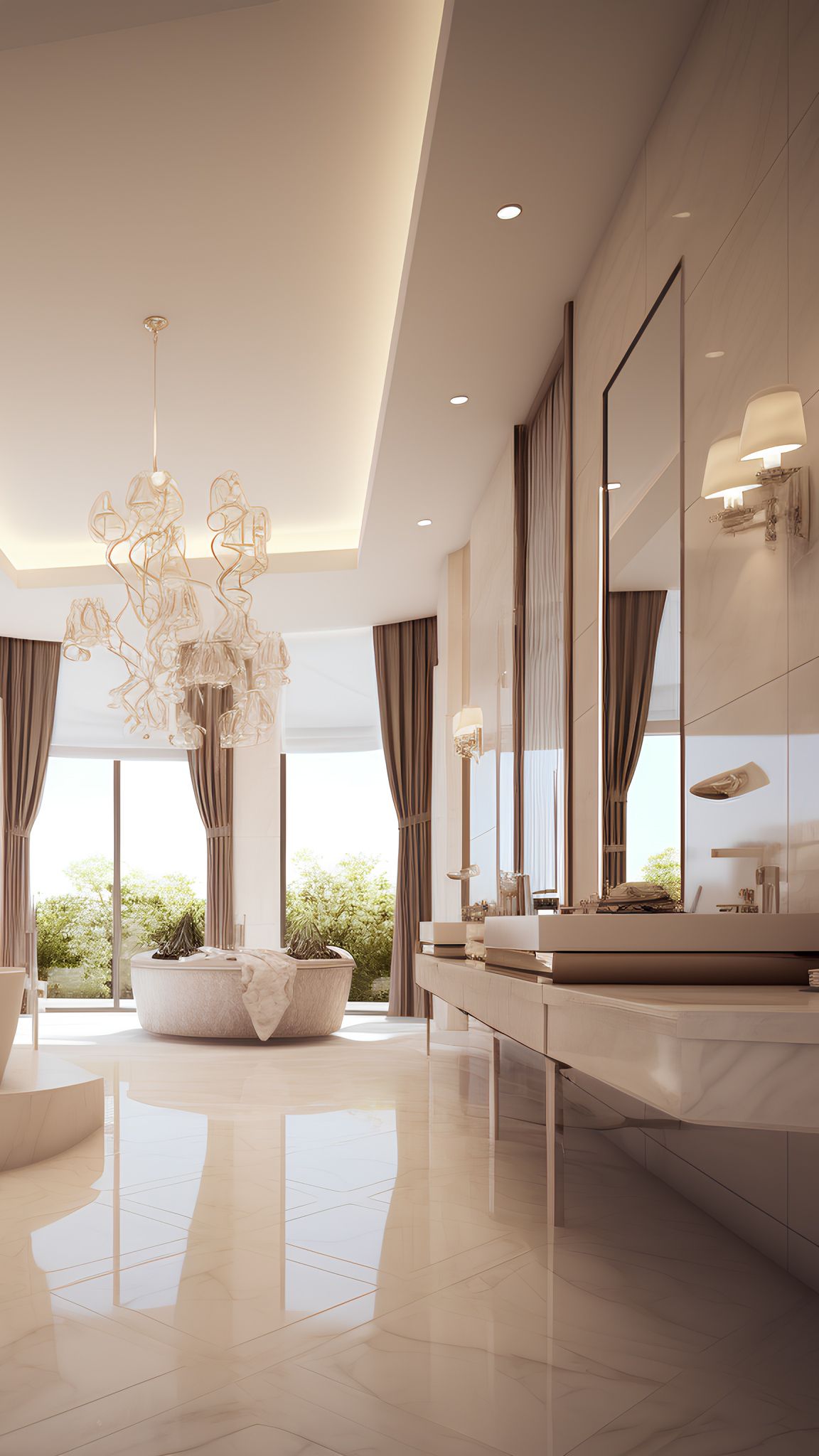 Exquisite Contemporary Master Bathrooms: A Touch of Luxury