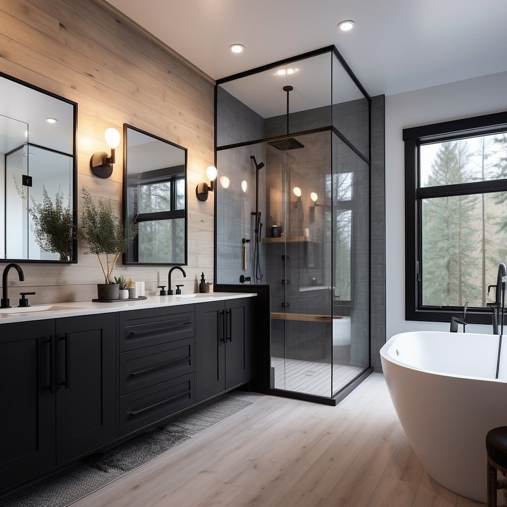 Exquisite Modern Master Bathrooms: A Haven of Luxury and Elegance