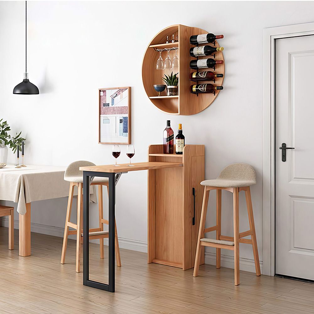 Functional Storage Solutions for Your Morning Routine: Breakfast Bar Table With Storage