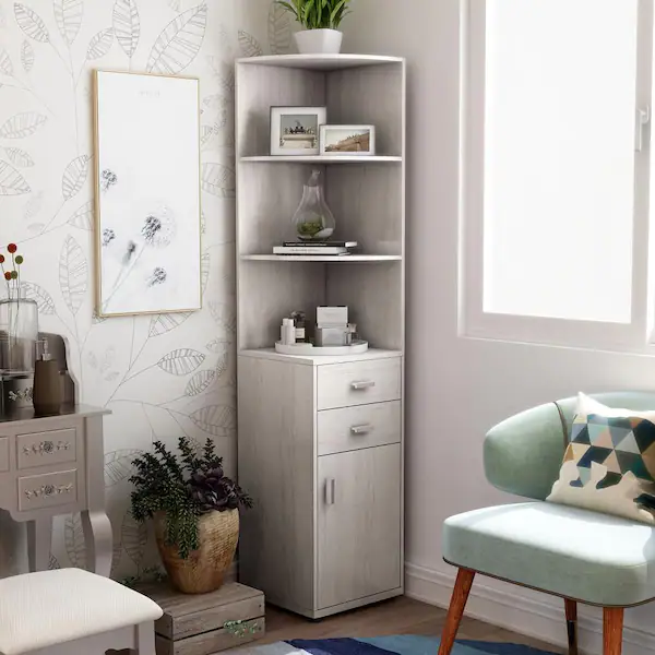 Functional and Stylish: Compact Bookshelves with Storage Drawers for Your Space