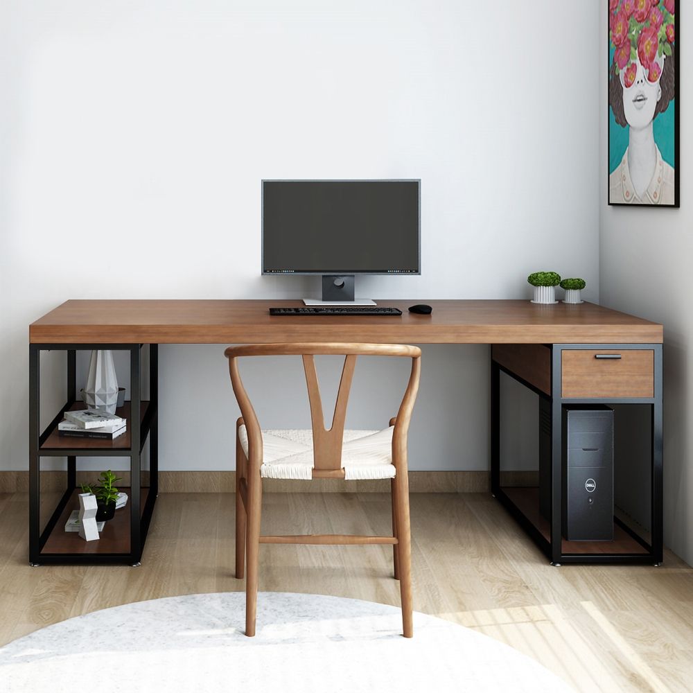 Functional and Stylish: The Versatility of a Wooden Desk with Drawers